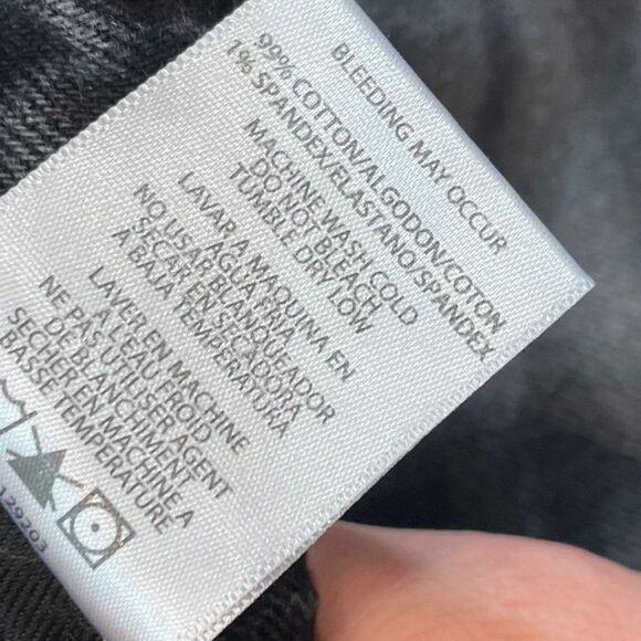 HIDDEN High Waist Moms Mini Denim Shorts in Black M - Picture 4 of 8